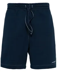 MSGM Joggingshorts mit Logo-Stickerei Blau