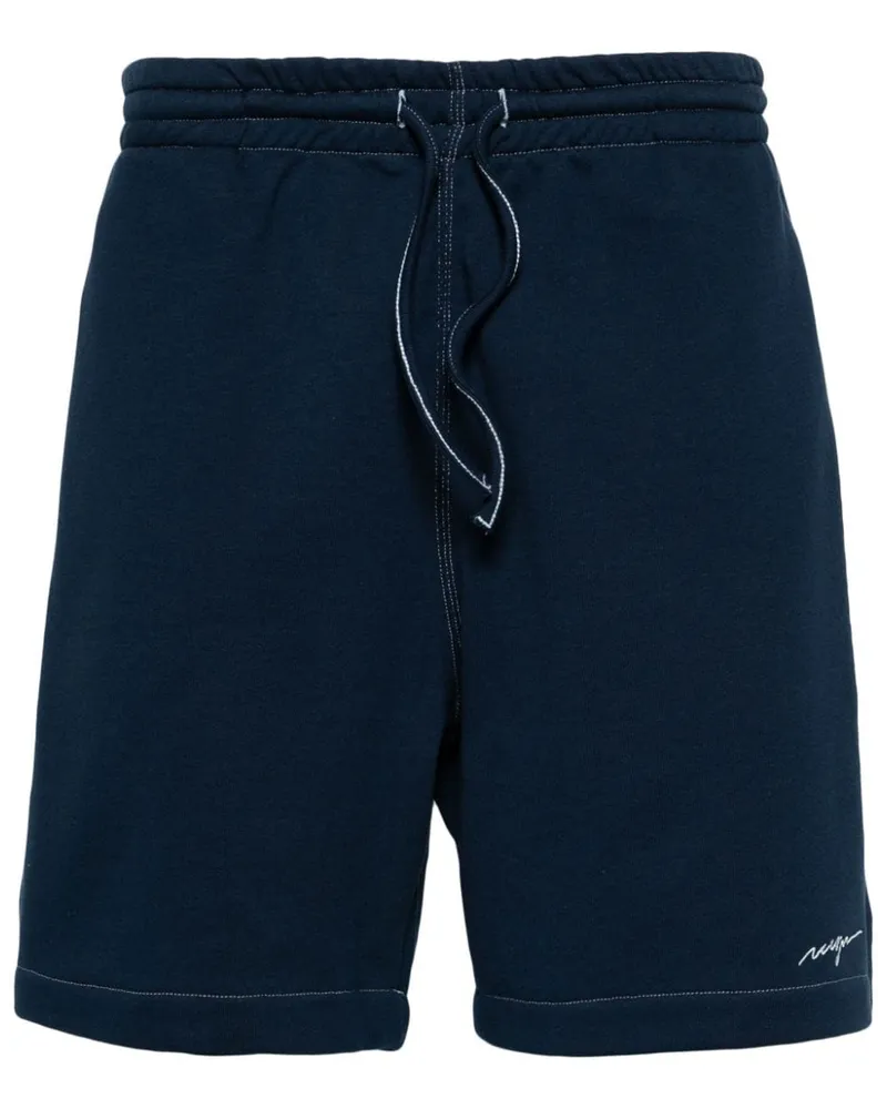 MSGM Joggingshorts mit Logo-Stickerei - Blau Blau