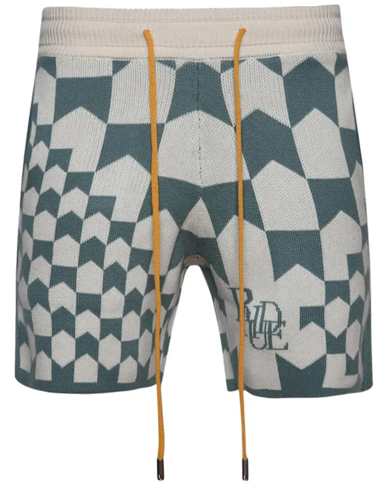 RHUDE Gestrickte Racing Shorts - Nude Nude