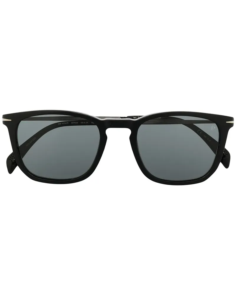 EYEWEAR by DAVID BECKHAM Sonnenbrille mit eckigem Gestell - Metallic Metallic