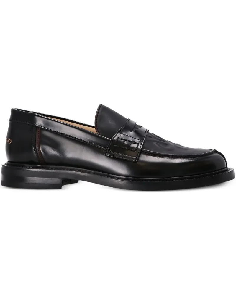 Filling Pieces Klassische Loafer - Schwarz Schwarz