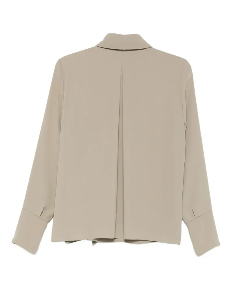 Patrizia Pepe long-sleeved blouse - Nude Nude