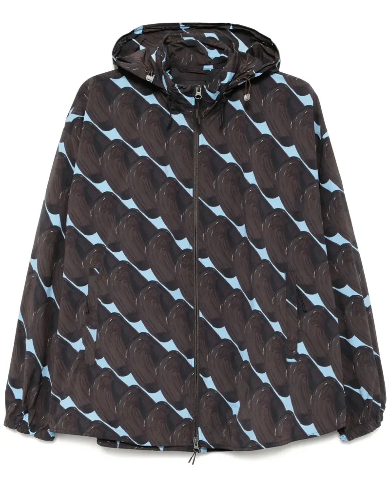 JNBY Jacke mit grafischem Print - Braun Braun