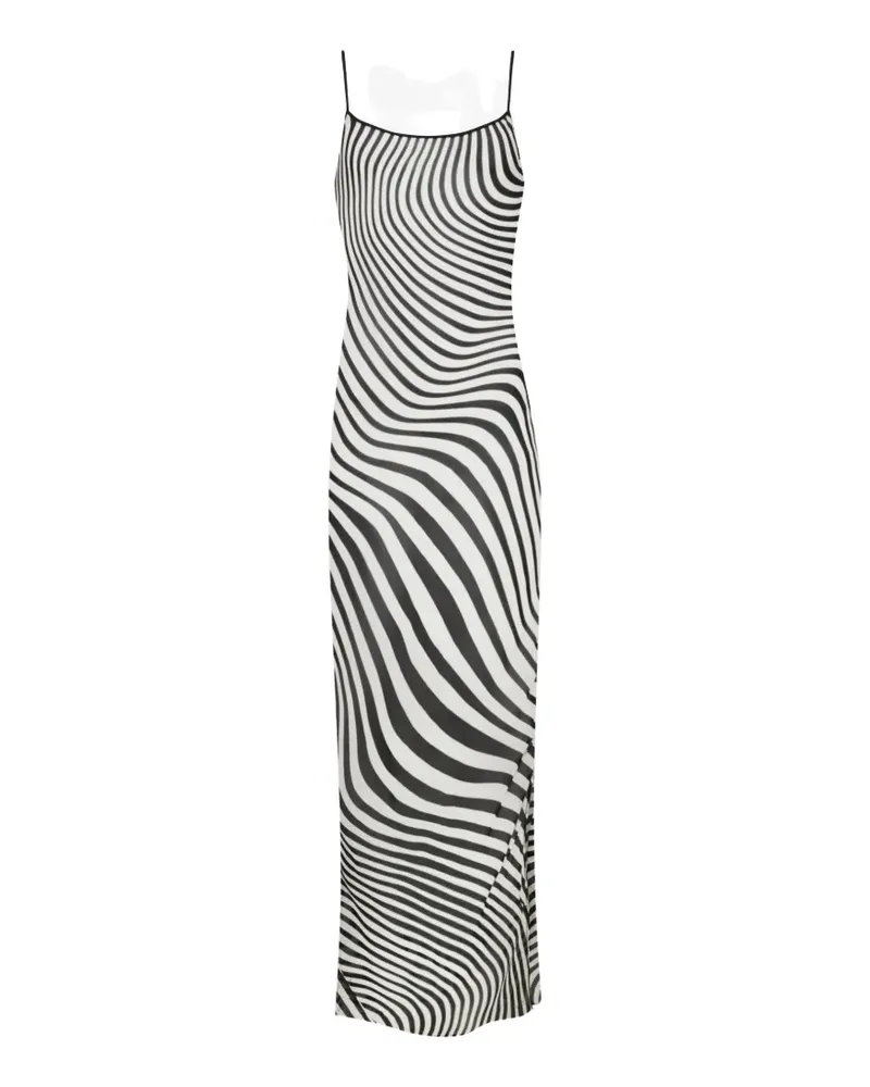Maison Close Rückenfreies Fever Maxikleid - Schwarz Schwarz