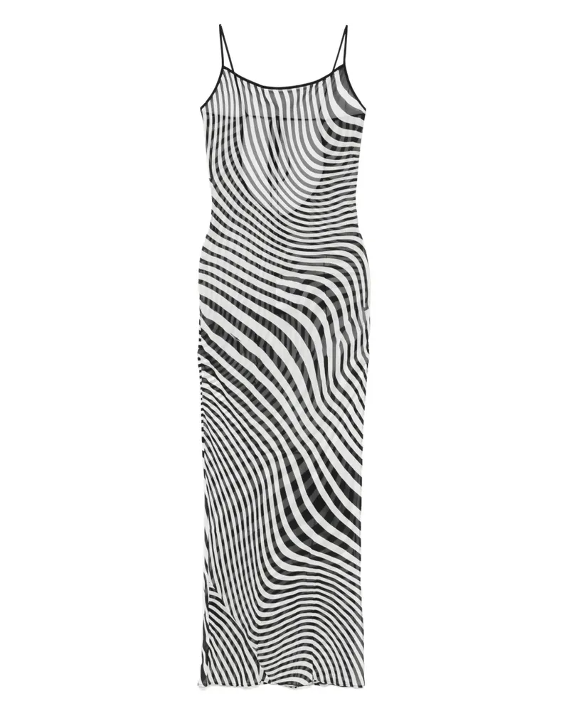 Maison Close Rückenfreies Fever Maxikleid - Schwarz Schwarz