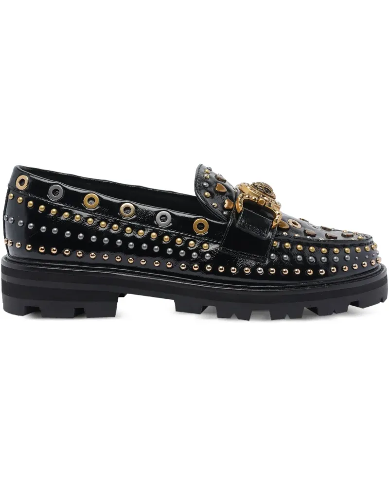 Kurt Geiger Mansion Loafer mit Nieten - Schwarz Schwarz