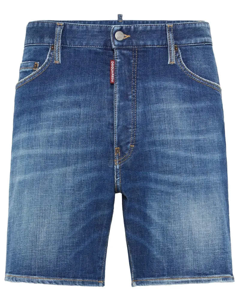 Dsquared2 Jeans-Shorts aus Baumwollstretch - Blau Blau