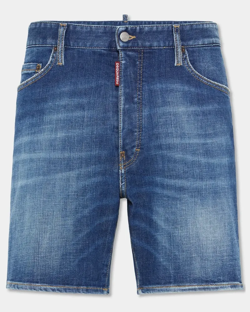 Dsquared2 Jeans-Shorts aus Baumwollstretch - Blau Blau