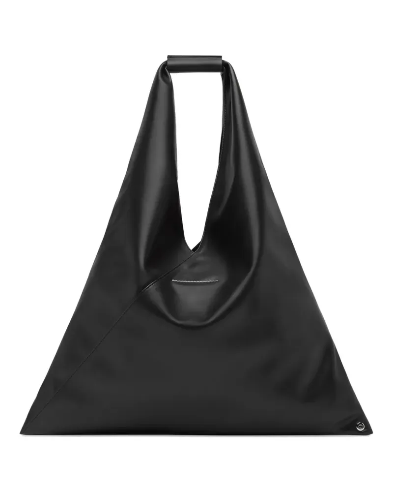Maison Margiela Dreieckige Schultertasche - Schwarz Schwarz