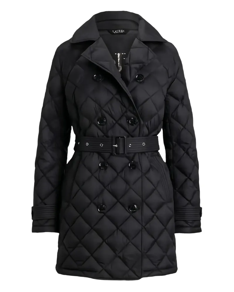 Ralph Lauren quilted belted coat - Schwarz Schwarz
