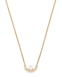 Loyal.e Paris 18kt Petite Arc Gelbgoldhalskette mit Diamanten Gold