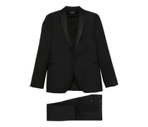 Einreihiger Anzug - Schwarz