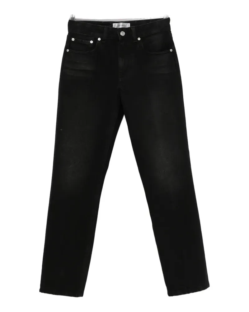 Victoria Beckham logo-patch jeans - Schwarz Schwarz