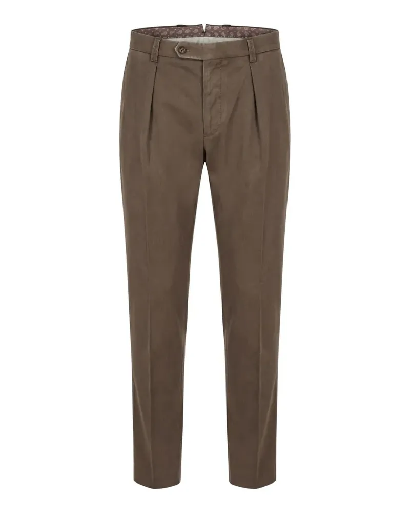 Berwich pleated wool trousers - Braun Braun