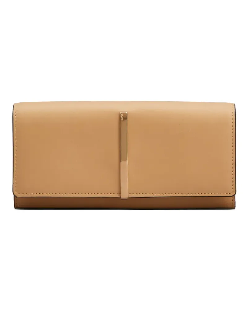 TOD'S Klassisches Portemonnaie - Nude Nude