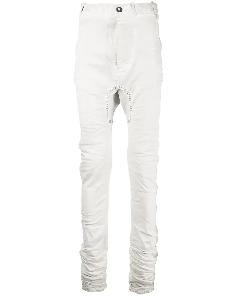 Boris Bidjan Saberi Skinny-Jeans mit Nahtdetail - Grau Grau