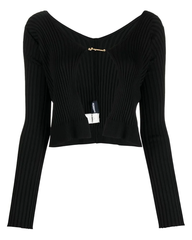 Jacquemus La Maille Pralù Cardigan - Schwarz Schwarz