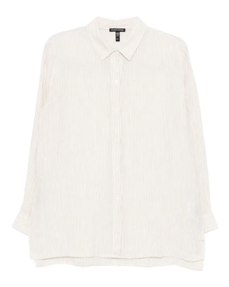 Eileen Fisher Gestreiftes Hemd mit Print - Nude Nude