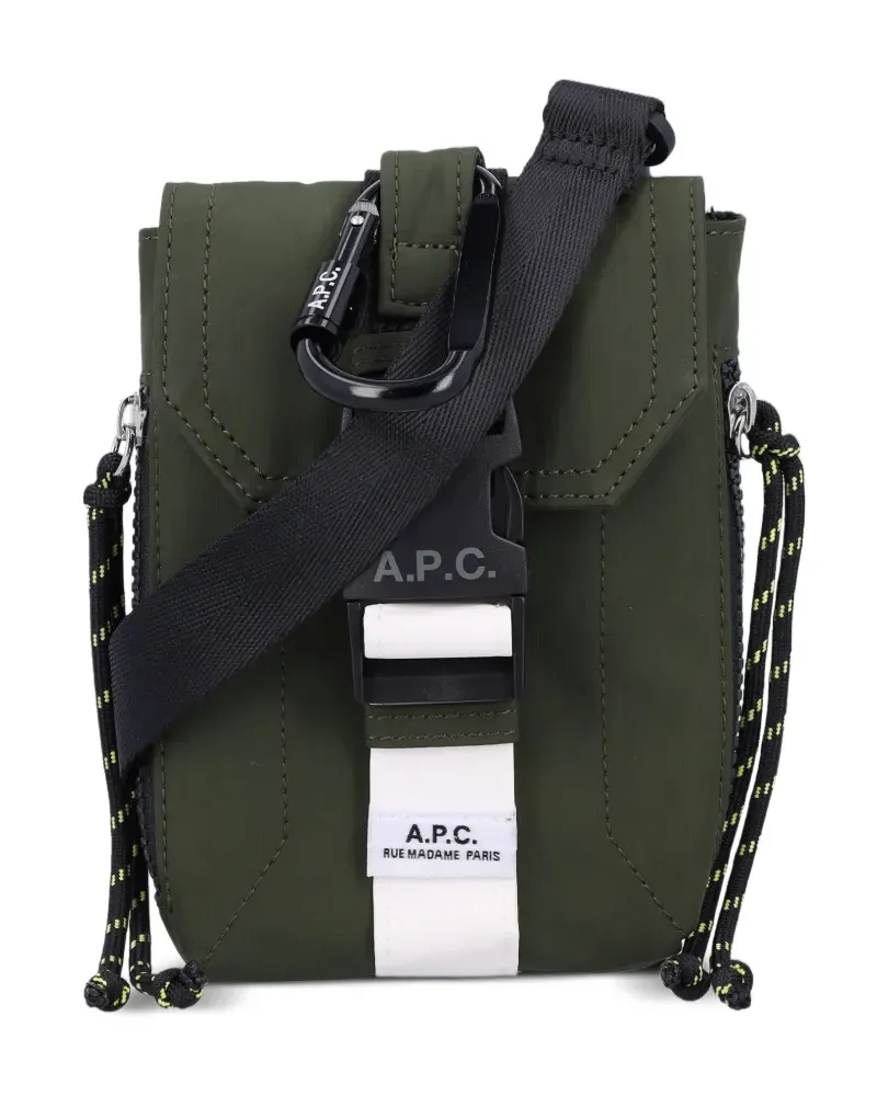 A.P.C. Trek Umhängetasche - Grün Grün
