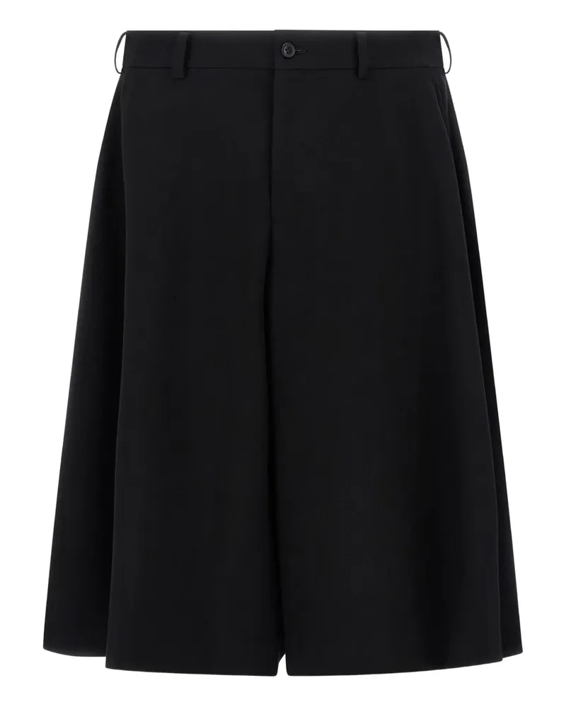 Comme des Garçons pleated wide-leg shorts - Schwarz Schwarz