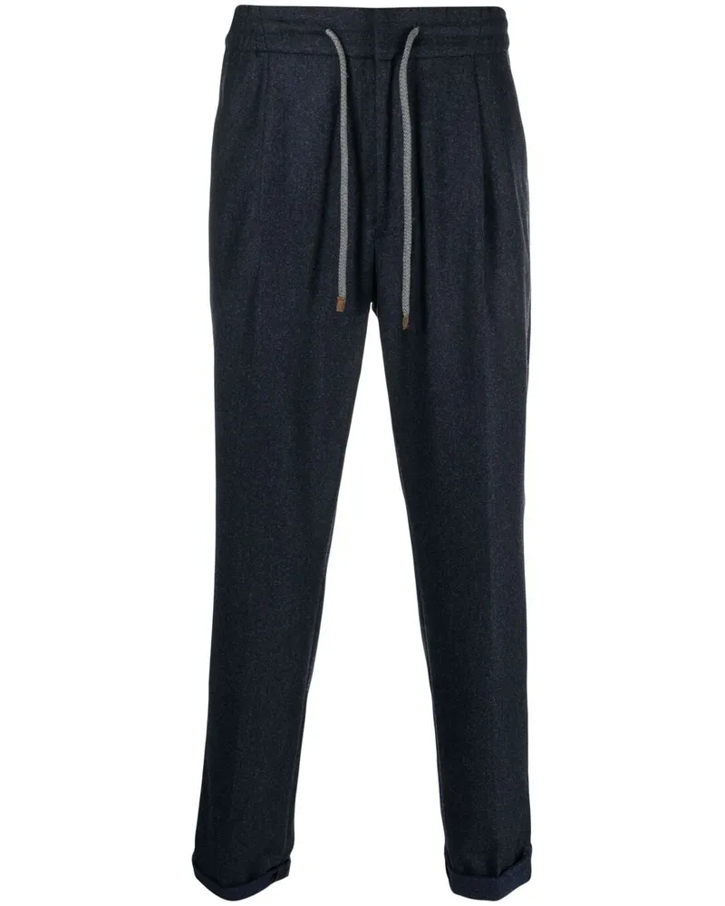 Brunello Cucinelli Hose mit Kordelzug - Blau Blau