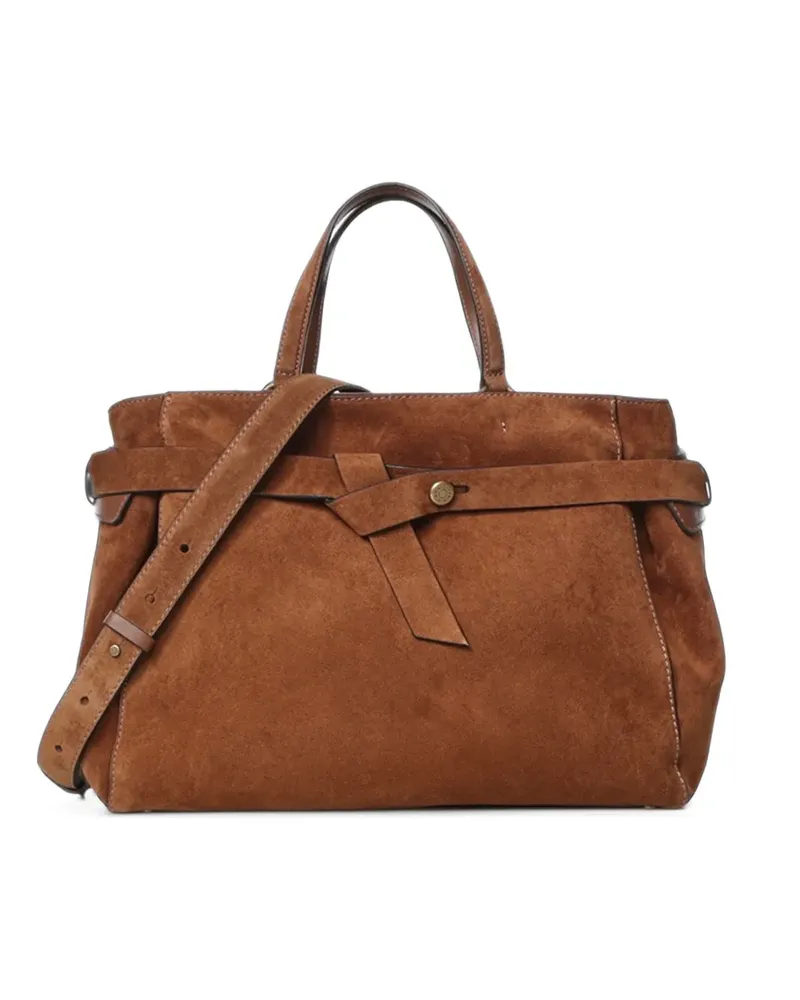 Gianni Chiarini Große Miranda Tote Bag aus Wildleder - Braun Braun