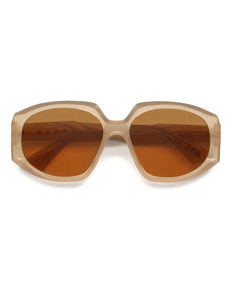 Marni Arithiel Sonnenbrille mit rundem Gestell - Braun Braun
