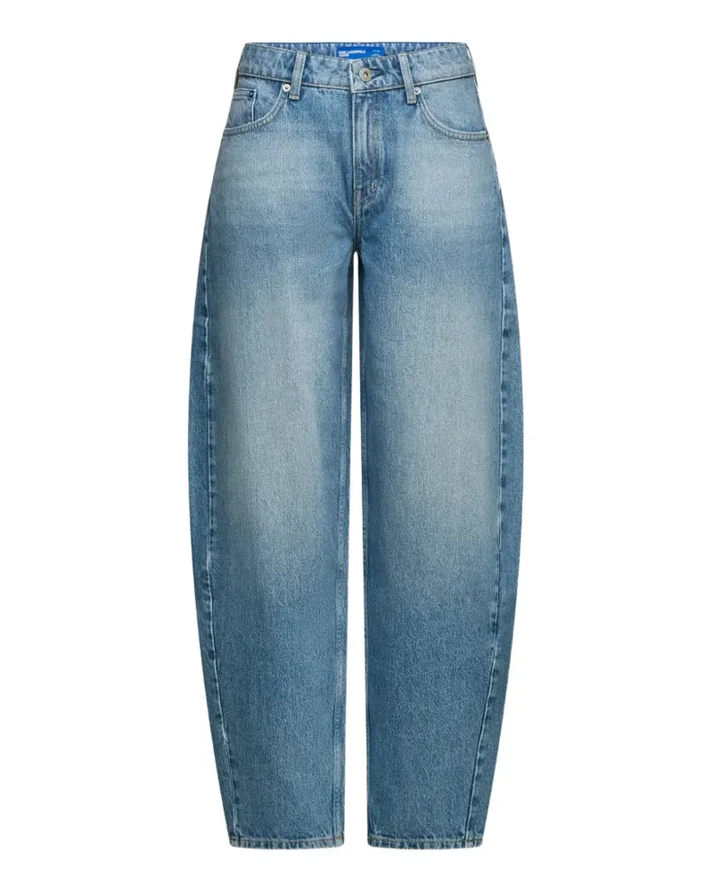 Karl Lagerfeld barrel-leg jeans - Blau Blau