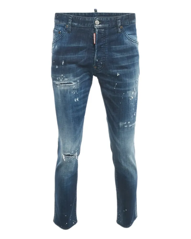 Dsquared2 Jeans im Distressed-Look - Blau Blau