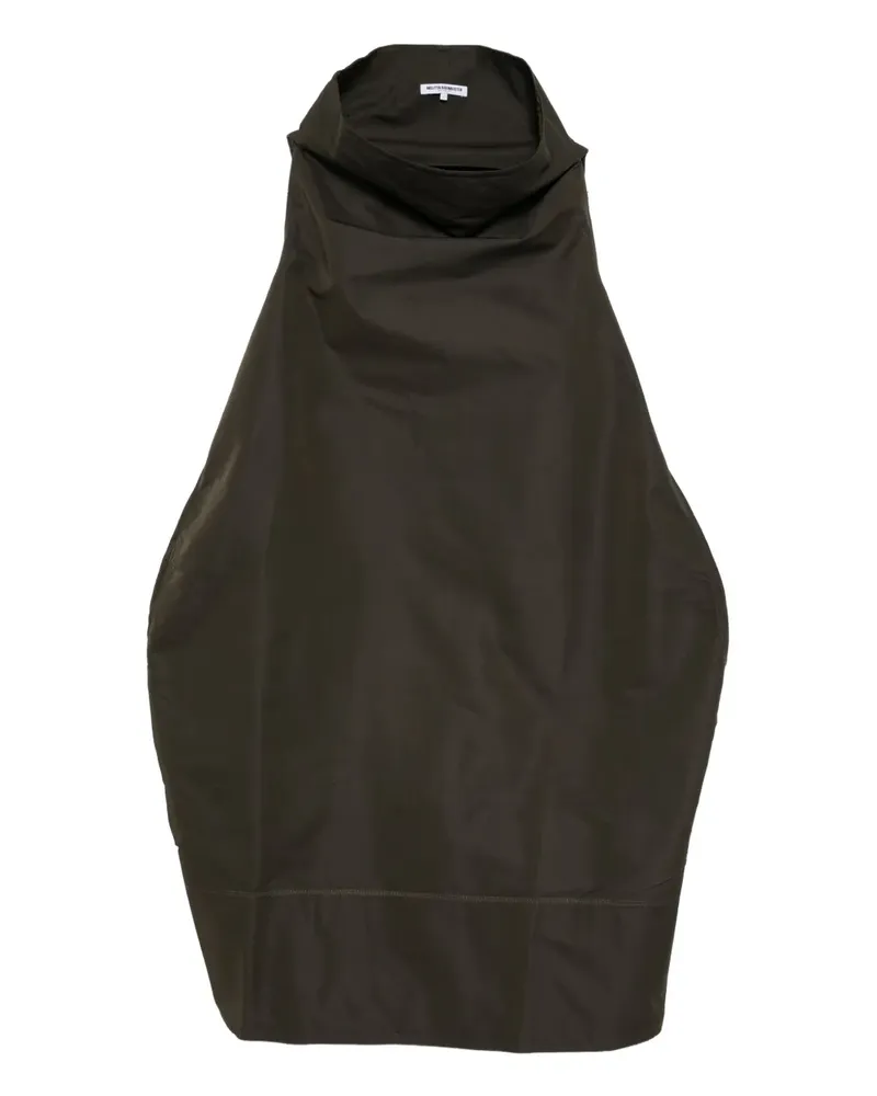 Melitta Baumeister Kleid mit Stehkragen - Grün Grün