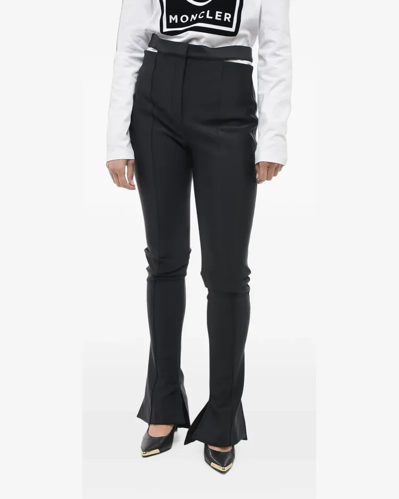 Thierry Mugler cut-out flared trousers - Schwarz Schwarz
