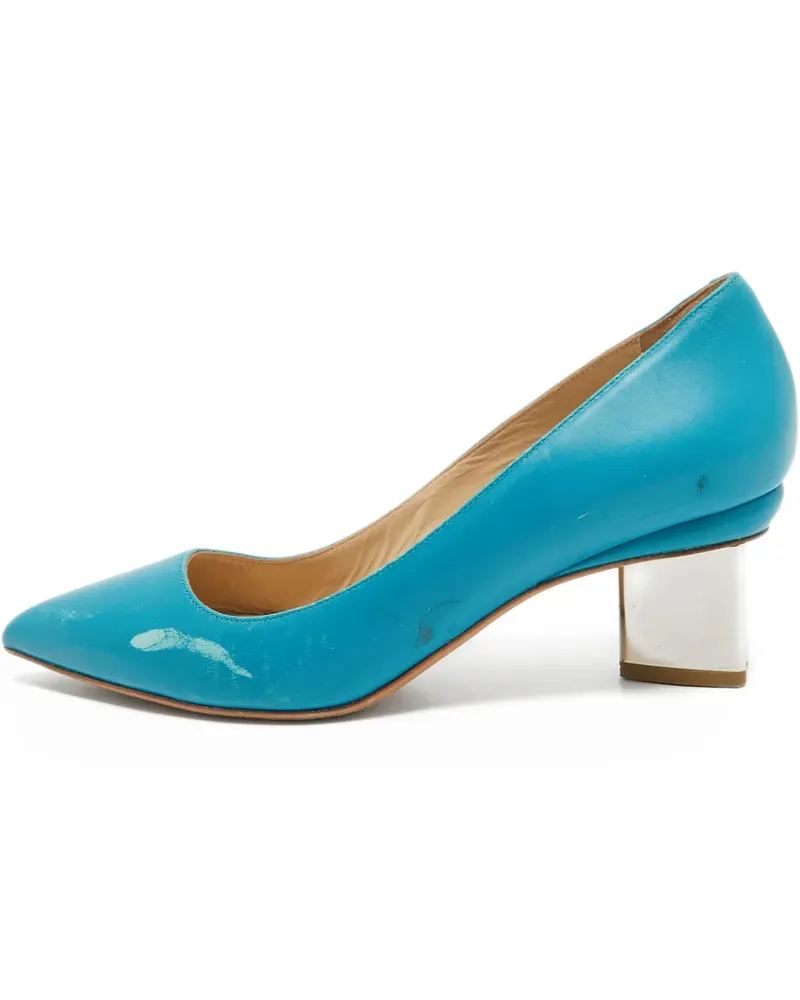 Nicholas Kirkwood Pumps aus Leder - Blau Blau