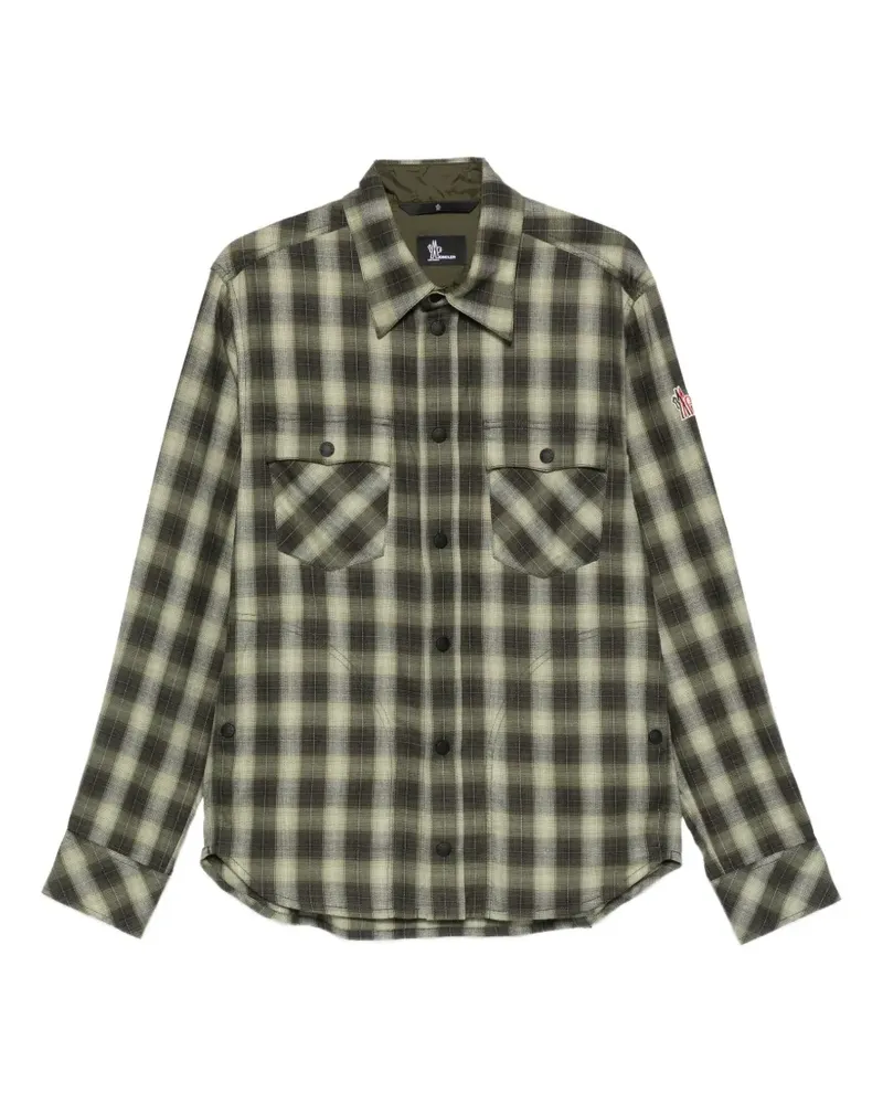 Moncler Hemd mit Karomuster - Grün Grün
