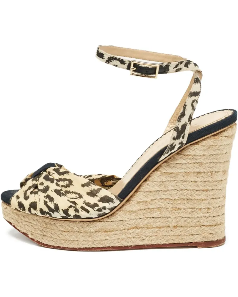 Charlotte Olympia Sandalen mit Leoparden-Print 130mm - Nude Nude