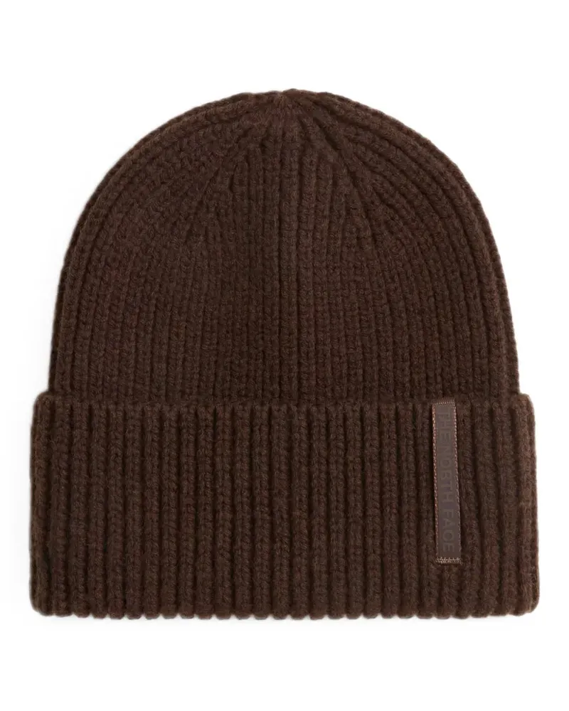 The North Face Gerippte Beanie - Braun Braun