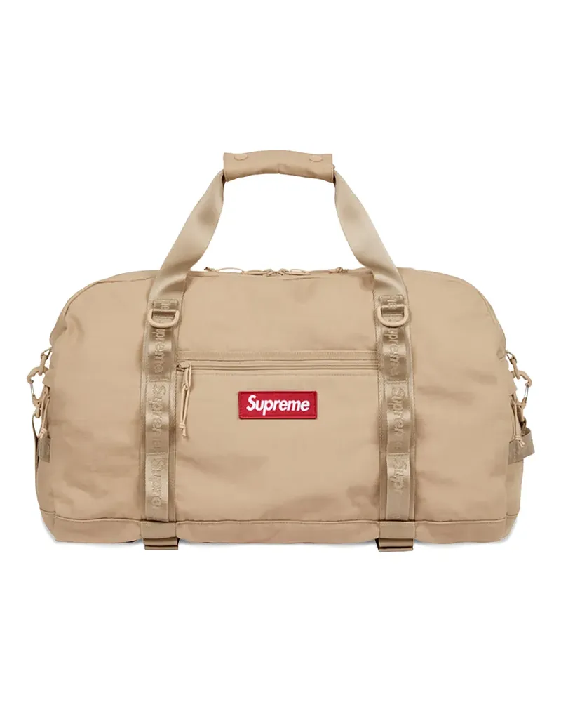 Supreme Being logo-detail duffle bag - Nude Nude