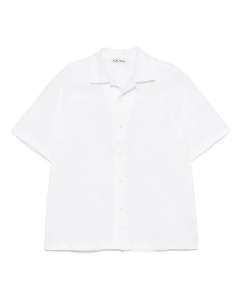 YMC Sidri Hemd - Weiß Weiß