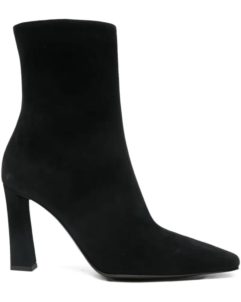 Giuseppe Zanotti Stiefel aus Wildleder - Schwarz Schwarz