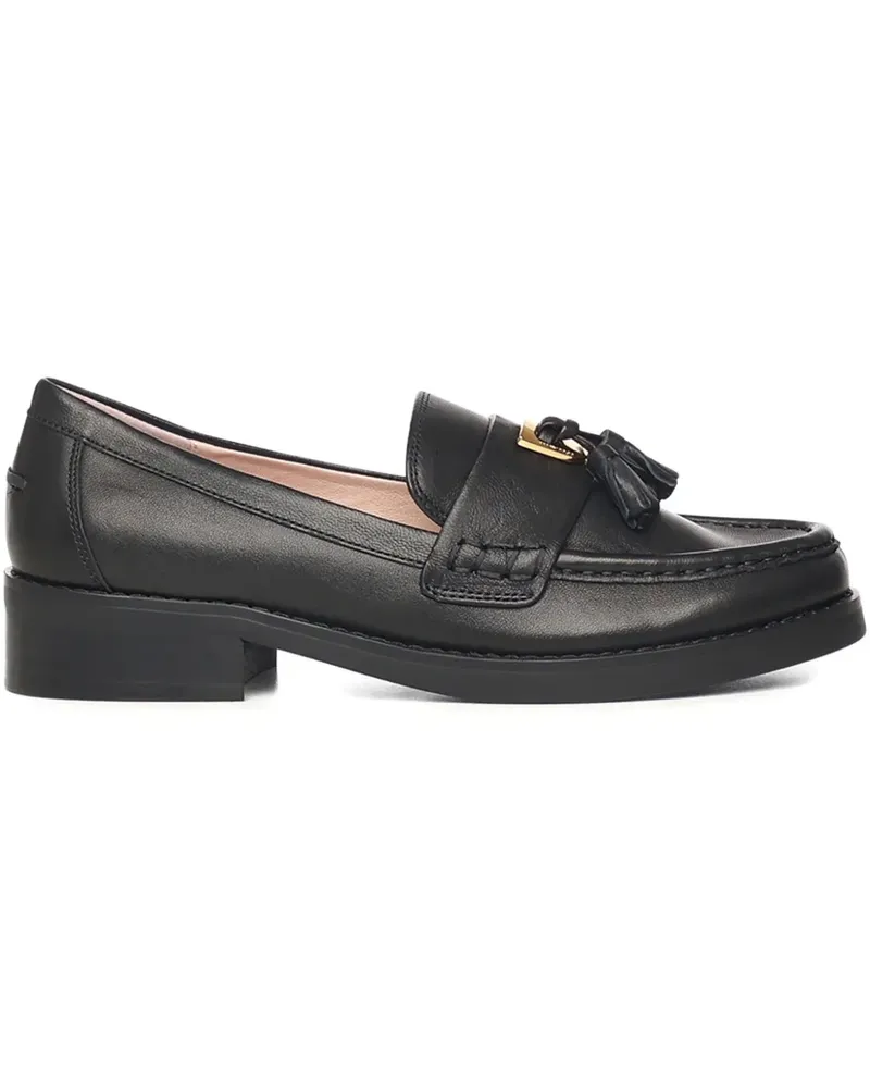 Coccinelle Ballerinas mit Quasten - Schwarz Schwarz