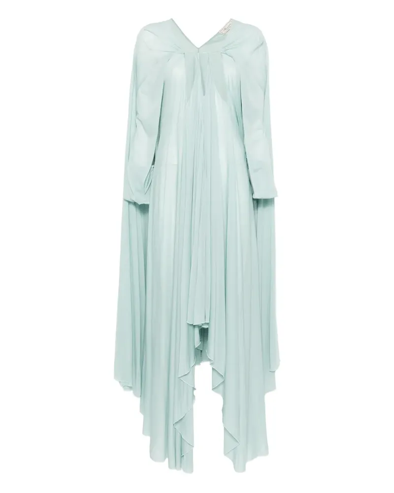 Blumarine Kleid mit Rüschen - Blau Blau