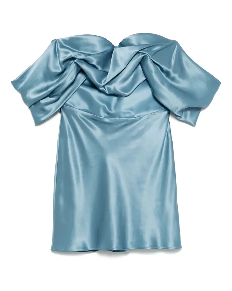 Giuseppe di Morabito Minikleid aus Seide - Blau Blau