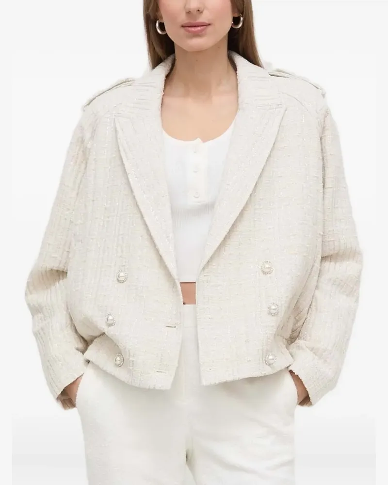 Custommade Jacke mit Perlen - Nude Nude