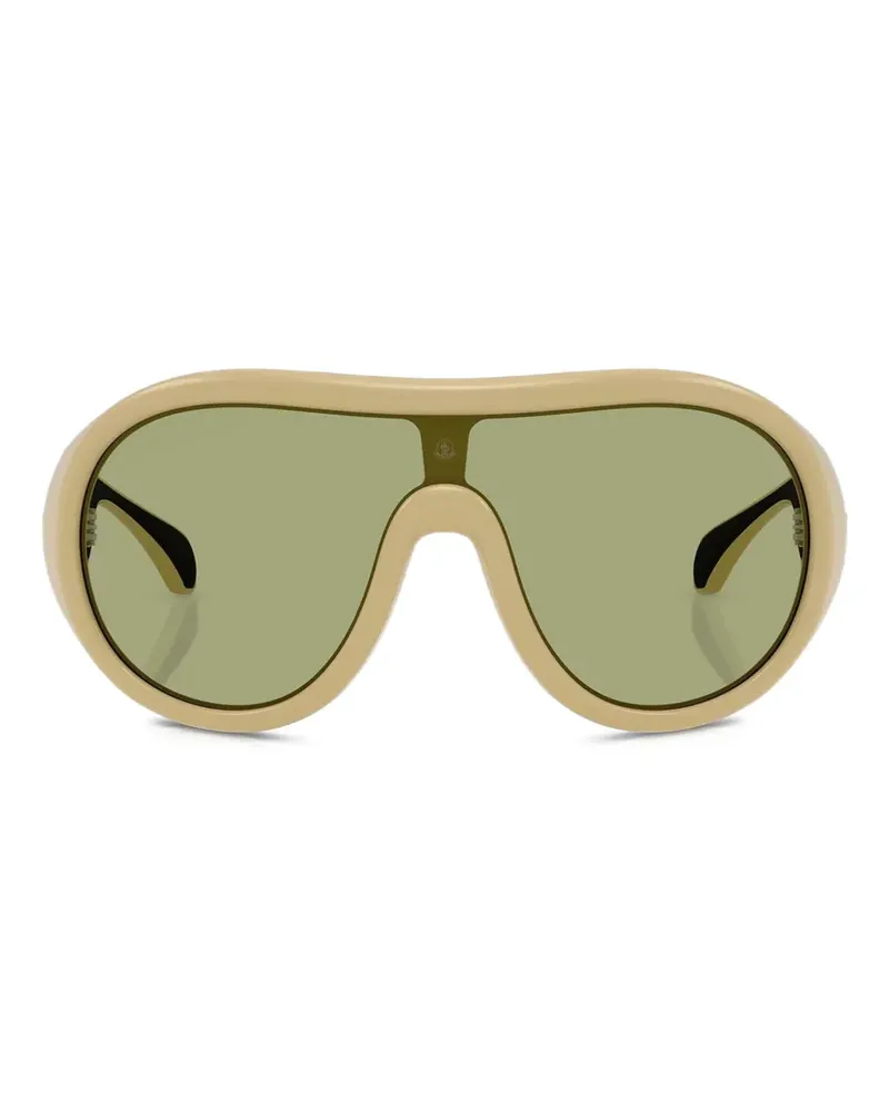 Moncler Cloche Sonnenbrille mit gebogenem Gestell - Braun Braun