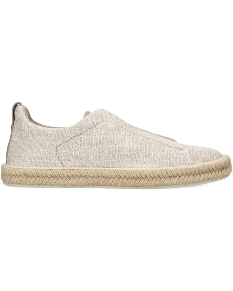 Ermenegildo Zegna Klassische Slipper - Grau Grau