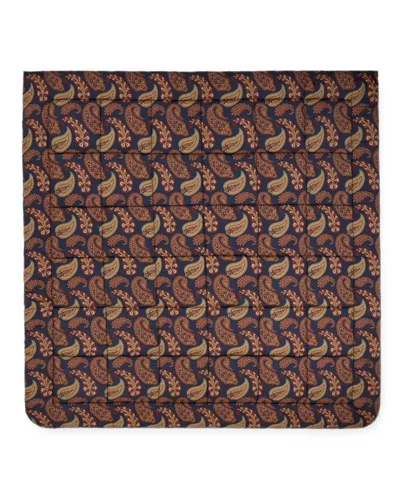 Etro paisley quilted blanket - Rot Rot