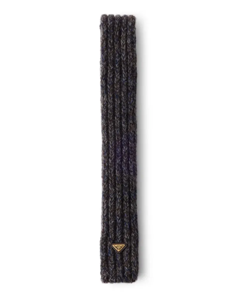 Prada Wool and mouliné cashmere scarf - Braun Braun