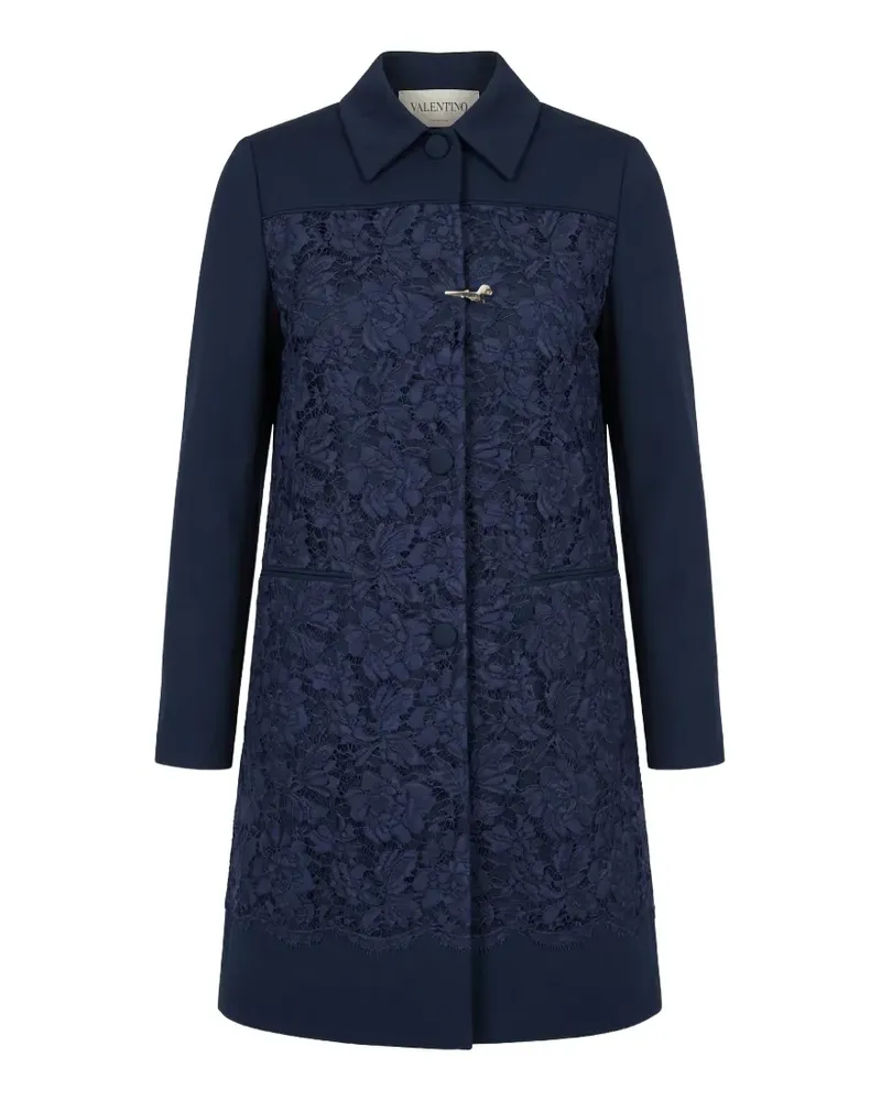 Valentino Garavani Geknöpfter Mantel - Blau Blau