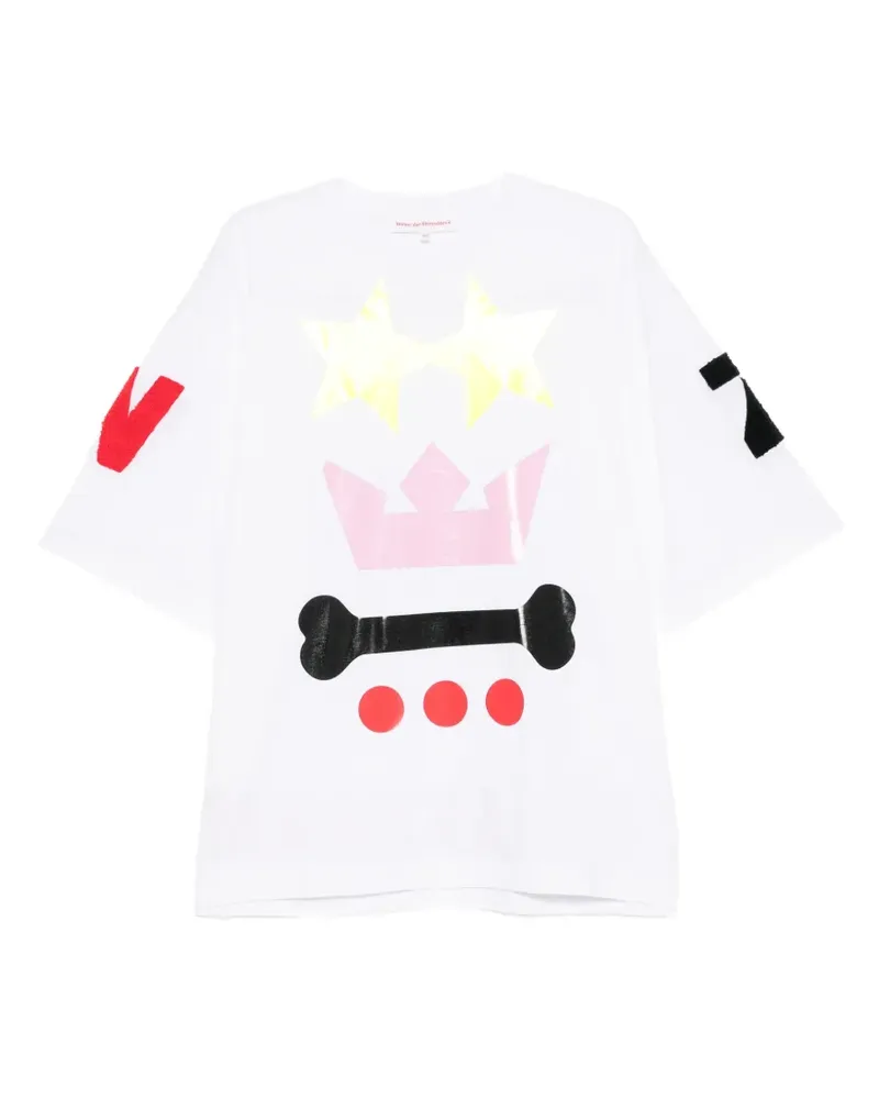 Walter van Beirendonck T-Shirt mit grafischem Print - Weiß Weiß