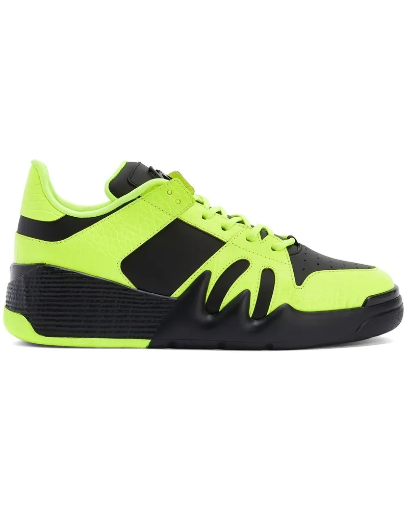 Giuseppe Zanotti Talon Sneakers in Colour-Block-Optik - Schwarz Schwarz