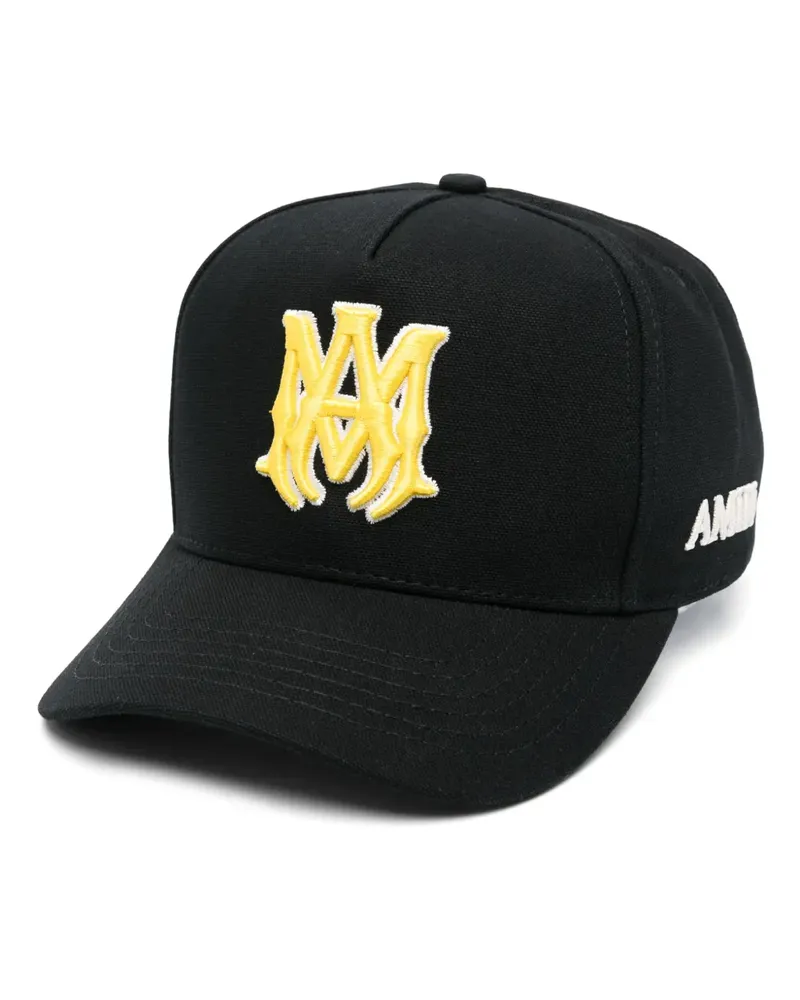 Amiri MA Outline Baseballkappe aus Canvas - Schwarz Schwarz